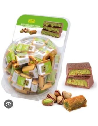 Bolçi 16 gr Dubai çikolata 110 lü paket 